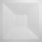 Ekena Millwork Diane EnduraWall Decorative 3D Wall Panel, White, 11 7/8"W x 11 7/8"H WP12X12DIWH - alternate 5